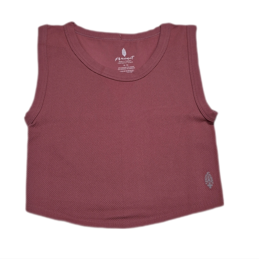 FP Movement Free Throw Muscle Tank In Rose Wash XL